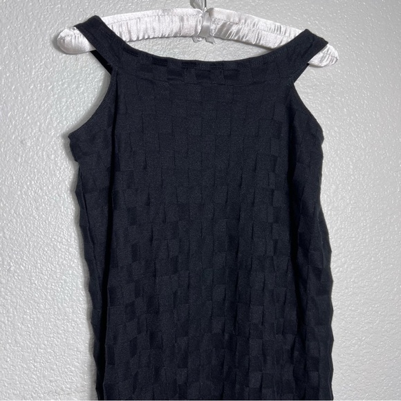 Urban Outfitters Delia V-Strap Knit Midi Skirt Black Size Medium - Picture 6 of 10